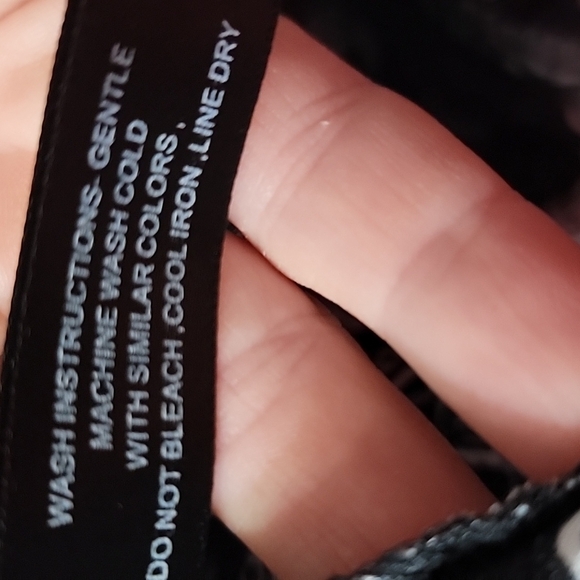 Girl's Black & White Elephant Print Dress Sz 12 - Picture 5 of 6